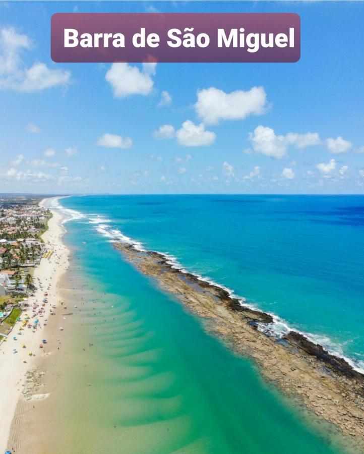 Chale Aconchegante Na Barra De Sao Miguel Villa Eksteriør billede